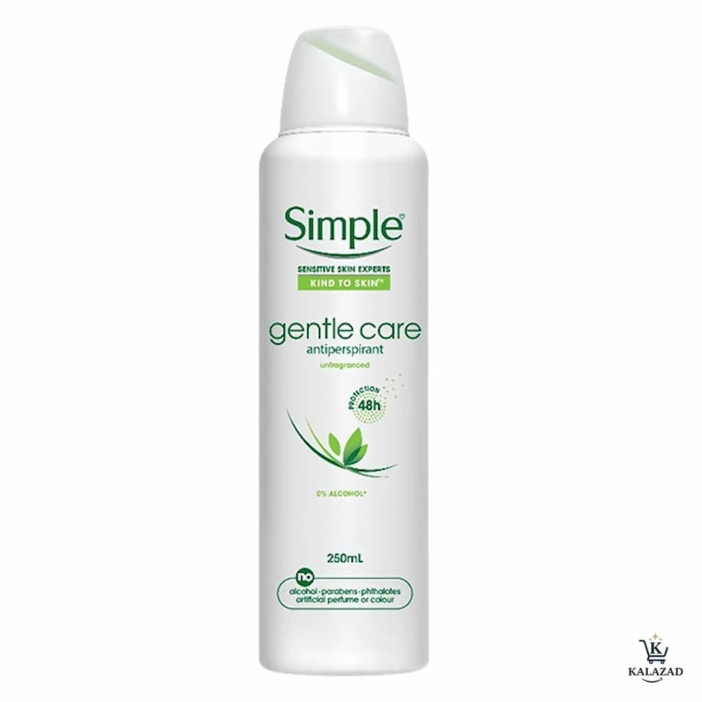 سیمپل سپری بدن gentle care