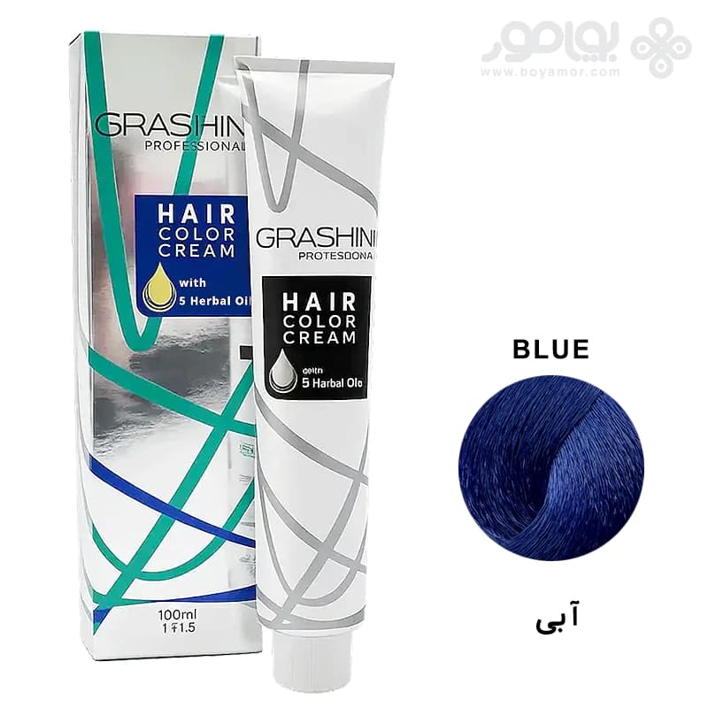 رنگ موی گراشین رنگ آبی