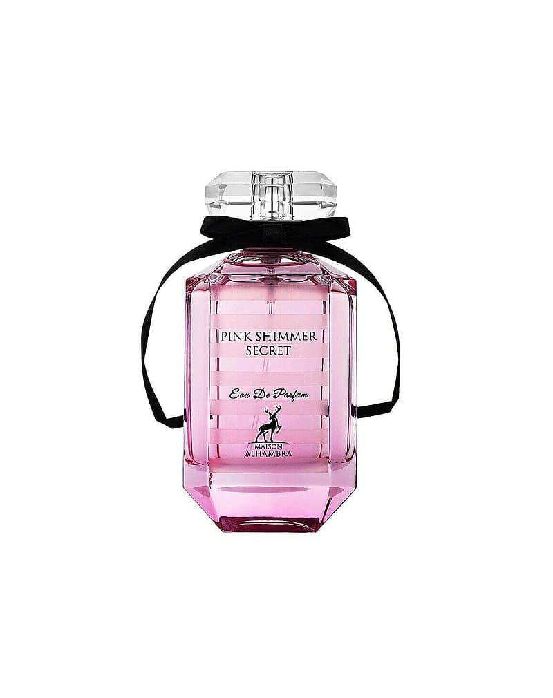 ادکلن زنانه الحمبرا Pink Shimmer Secret مشابه ویکتوریا سکرت بامب شل