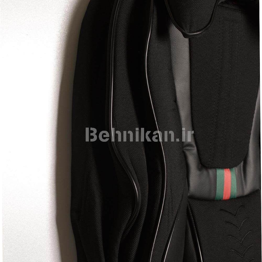 روکش صندلی پارچه برزنت سنگین طرح GUCCI برند رایکو مناسب برای دنا و دنا پلاس کد 58114 — تصویر ۴