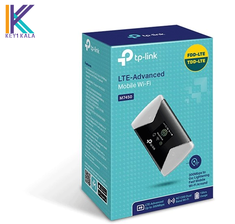 مودم 4G LTE قابل حمل تی پی لینک مدل M7450 V2 — تصویر ۳