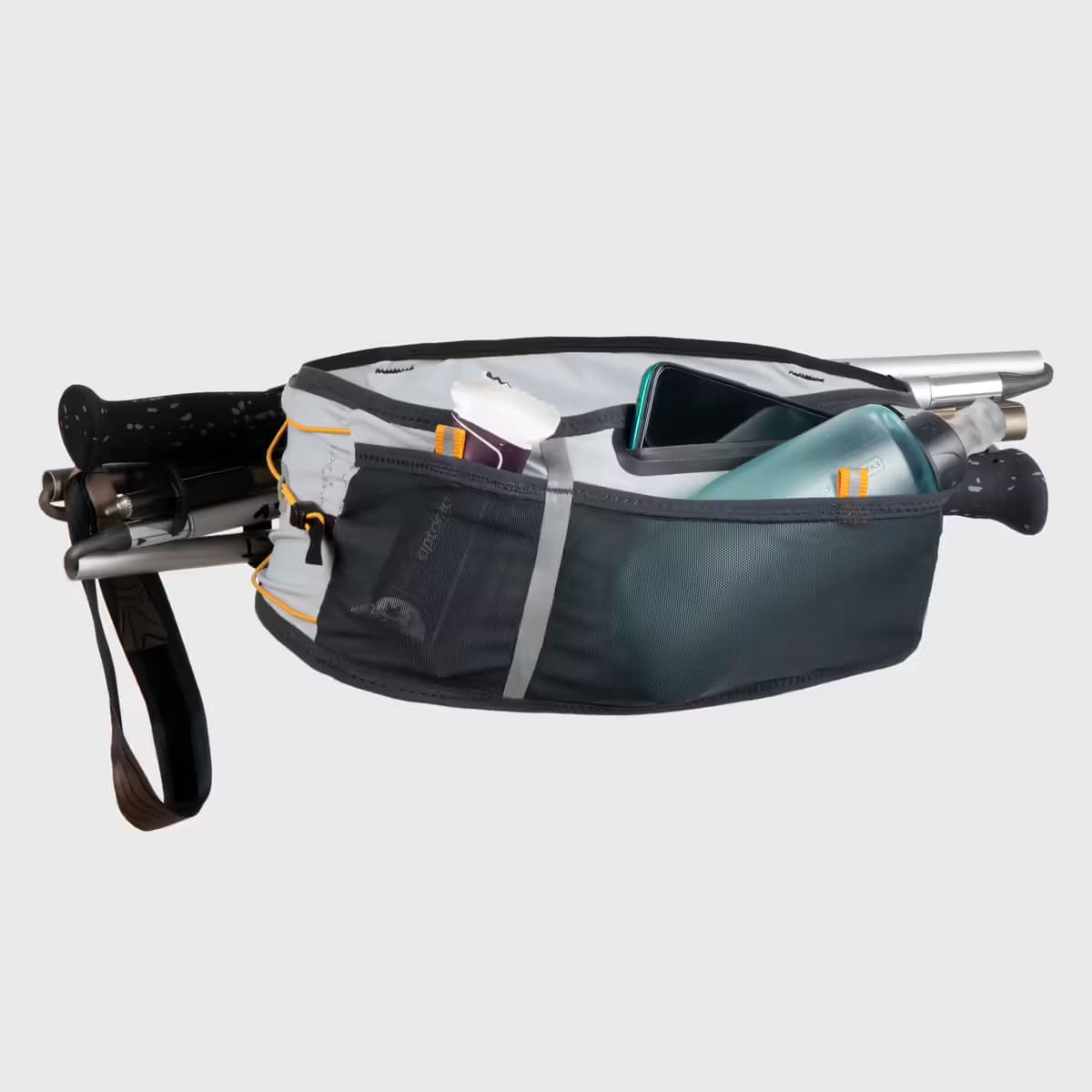 ✅ كمربند تريل‌رانينگ Kiprun Belt 900 – بزرگسال خاكستري مشكي مديوم/لارج