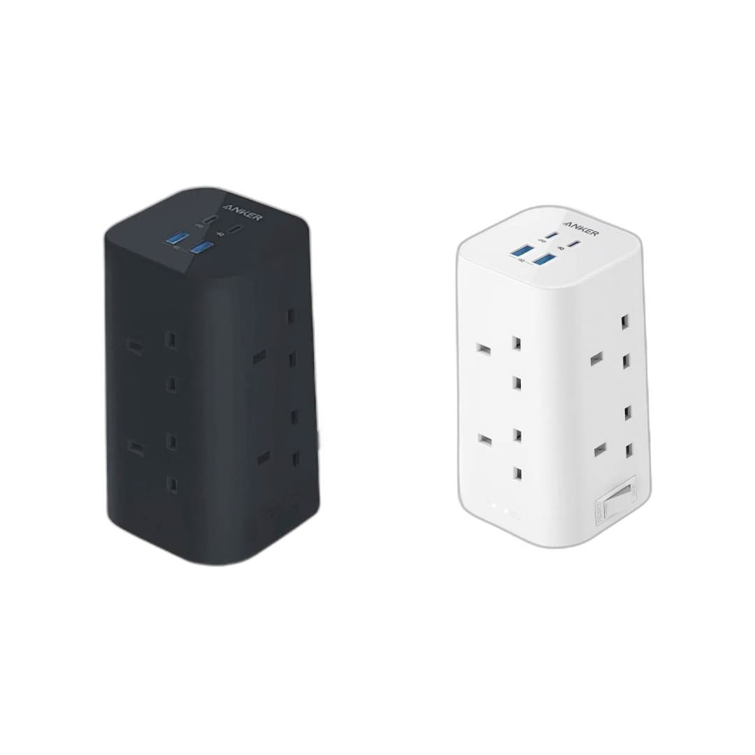 چند راهی برق و شارژر ۱۲ در ۱ انکر Anker مدل Power Strip 20W A9185 — تصویر ۳