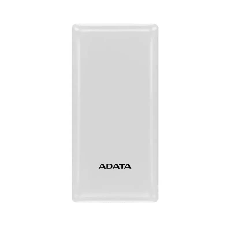 پاوربانک فست شارژ ADATA 15W 20000mAh مدل C20 – سفید (گارانتی آونگ)