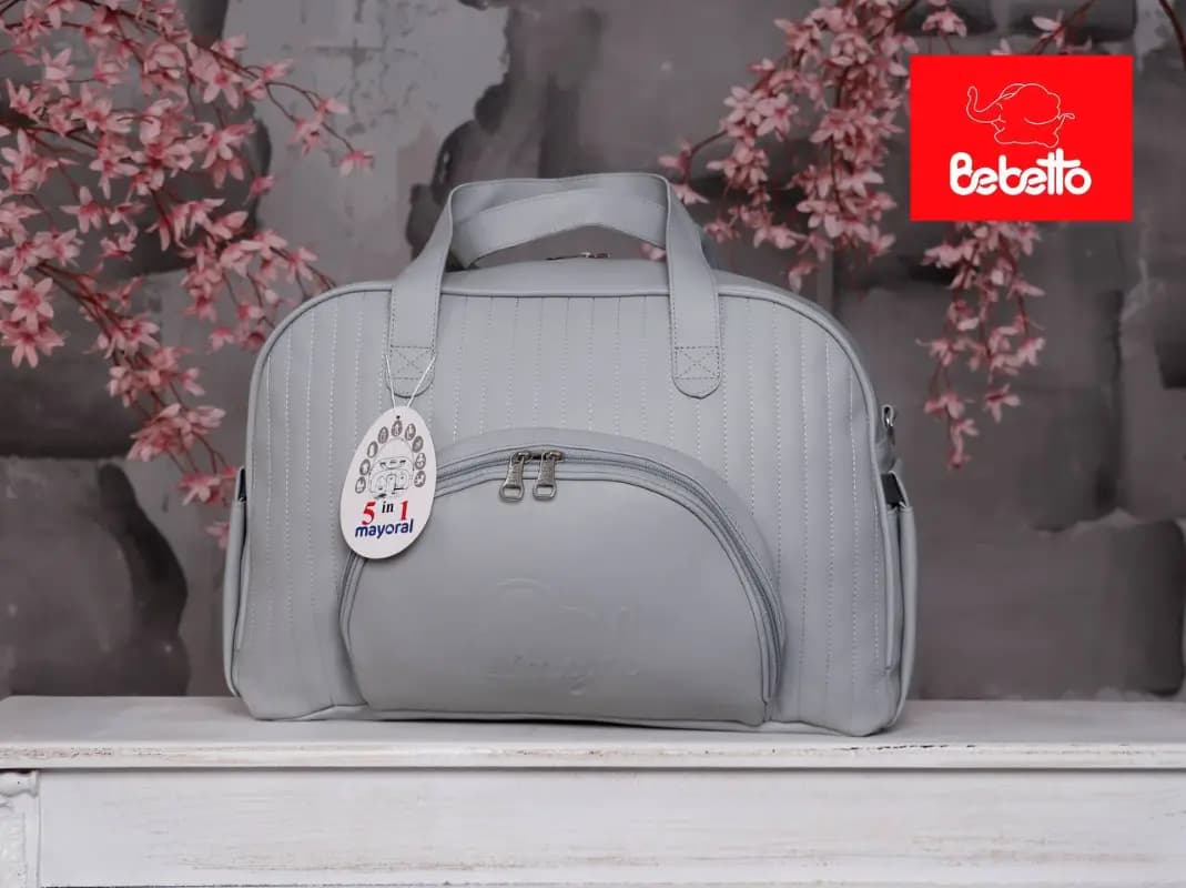 ساک لوازم کودک چرم طرح مایورال ببتو (Bebetto) — تصویر ۶