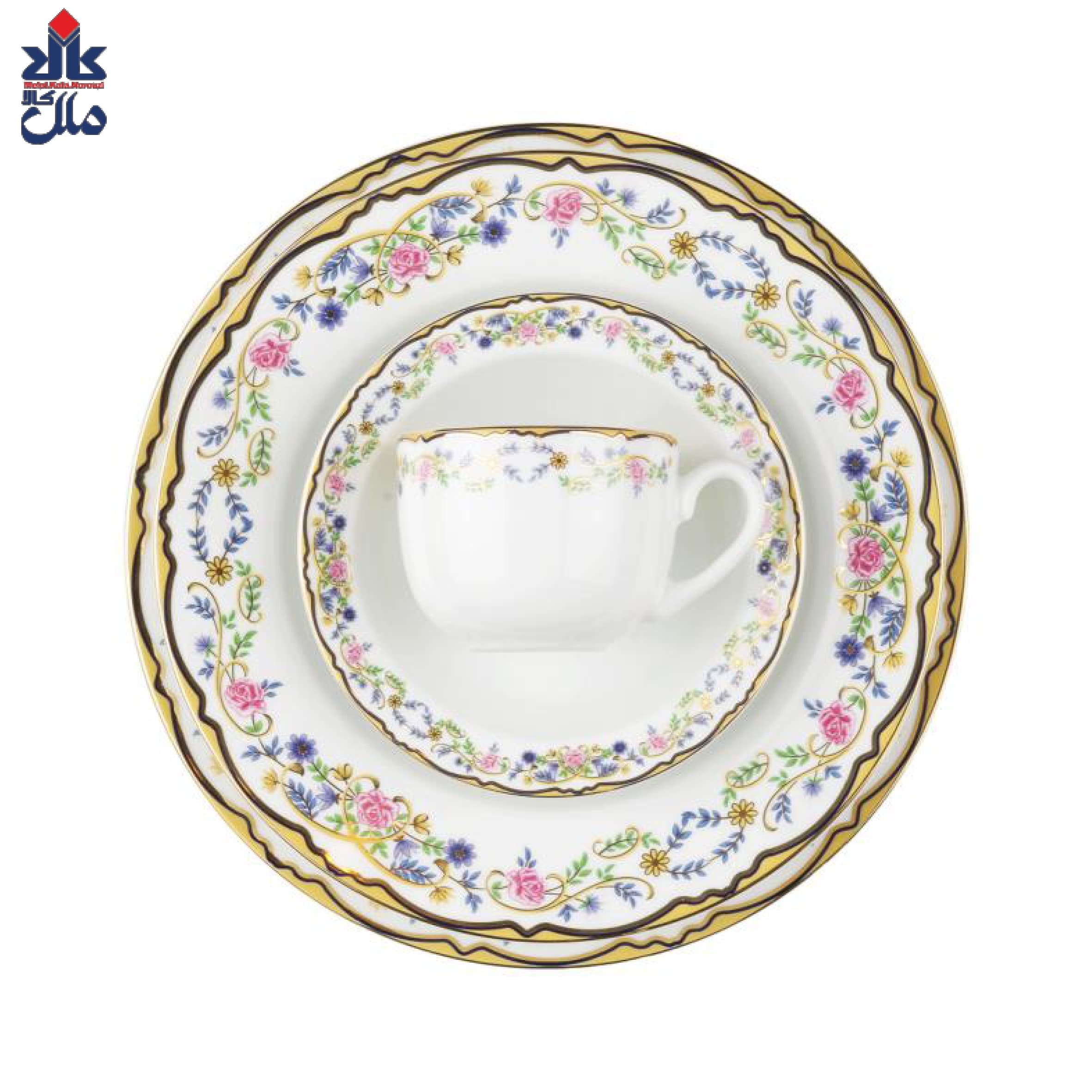 سرویس چینی 102 پارچه کامل گلستان