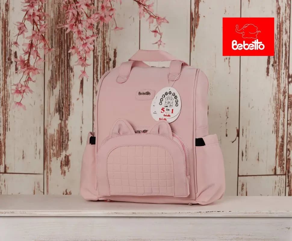کوله پشتی لوازم کودک طرح گربه نانسی برند ببتو (Bebetto) — تصویر ۷