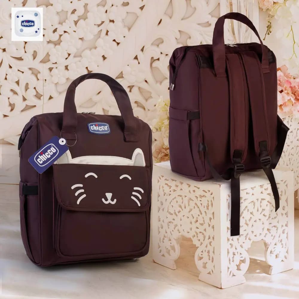 کوله پشتی لوازم کودک چیکو طرح گربه (Chicco) — تصویر ۸