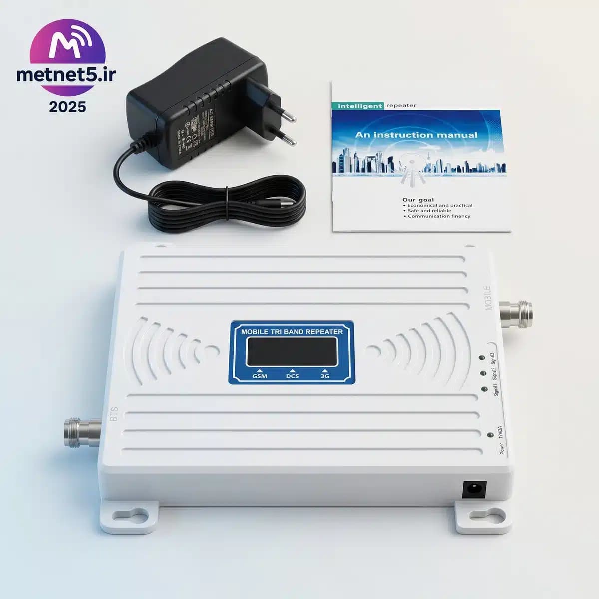 دستگاه تقویت آنتن موبایل 3 باند خانگی و اداری (GSM 900 / DCS 1800 / 3G 2100) — تصویر ۲