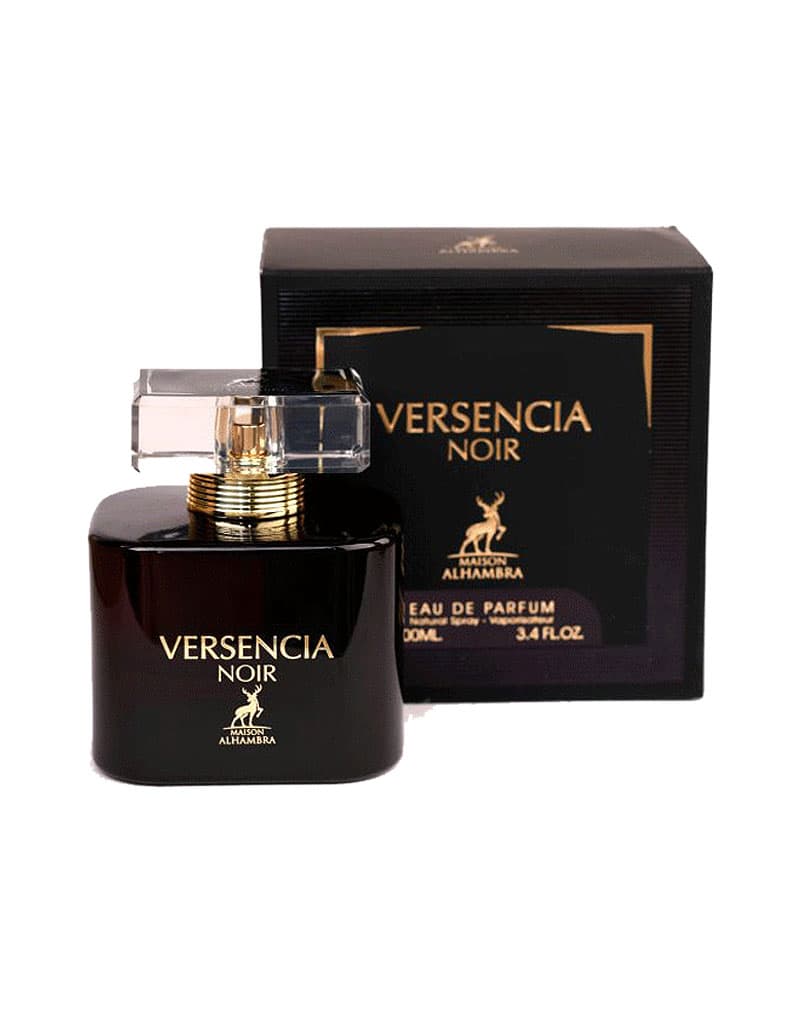 ادکلن زنانه الحمبرا Versencia Noir مشابه ورساچه کریستال نویر مشکی — تصویر ۲