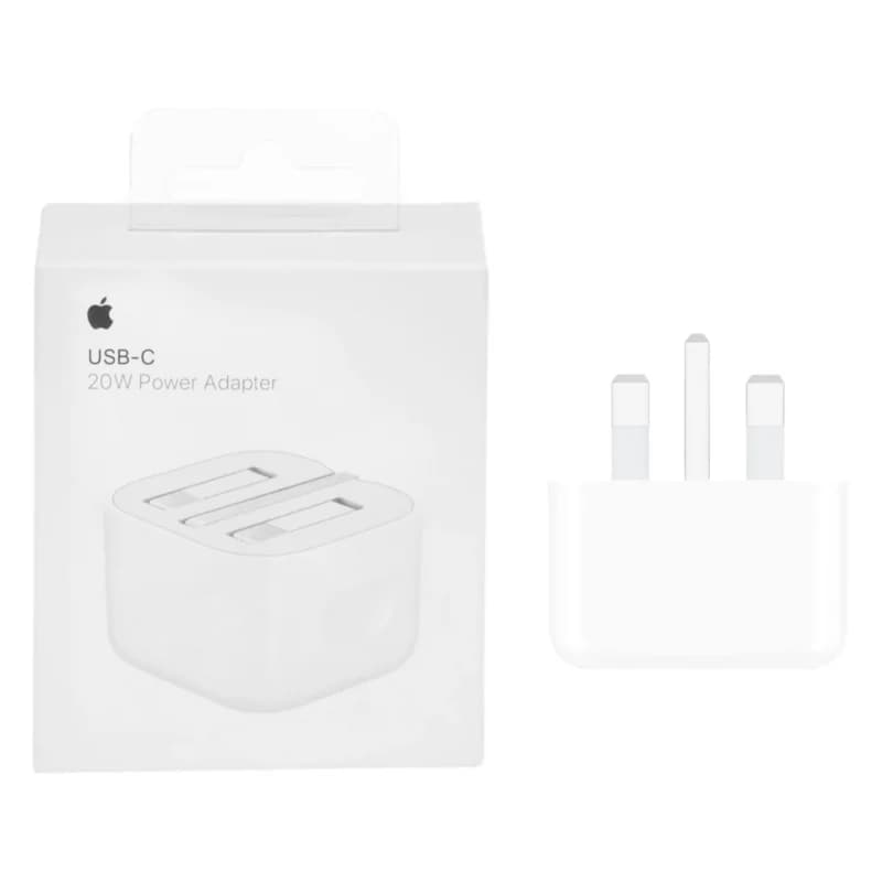 شارژر دیواری 3 پین آیفون USB-C مدل A++ A2344 20W B/A – سفید – سفارش ایرلند