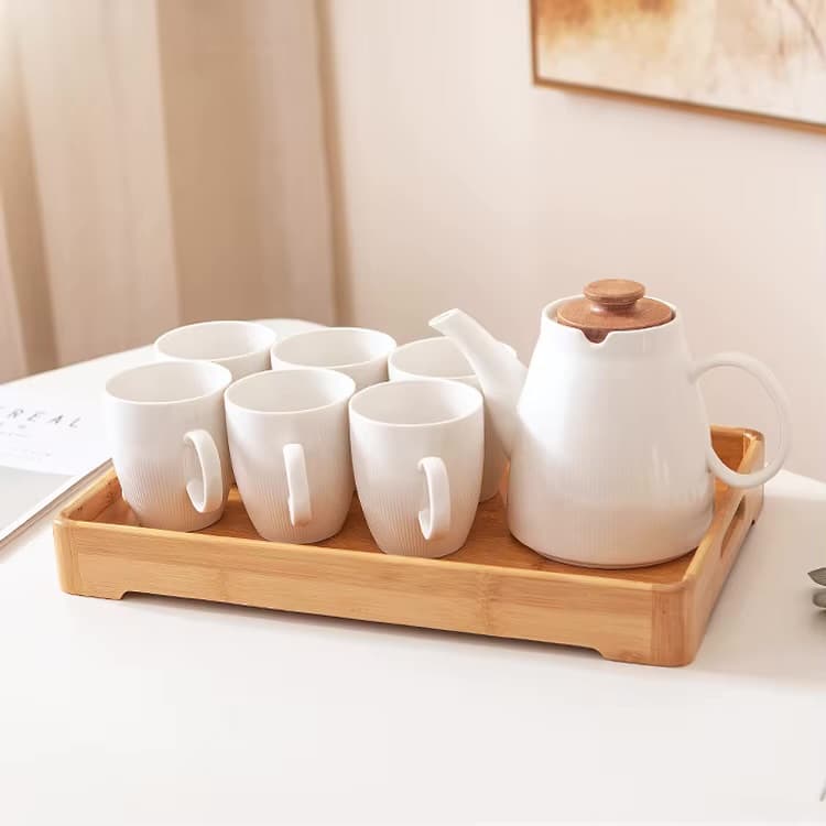 سینی سه سایز بامبو ساده — تصویر ۳