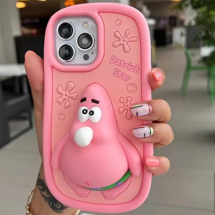 قاب گوشی شیائومی Redmi Note 13 کد 2241 طرح پاتریک | سیلیکونی آدامسی بادکنکی برجسته — تصویر ۴
