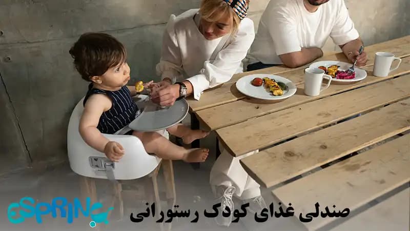 صندلی غذای پرتابل کودک اسپرینگ — تصویر ۸