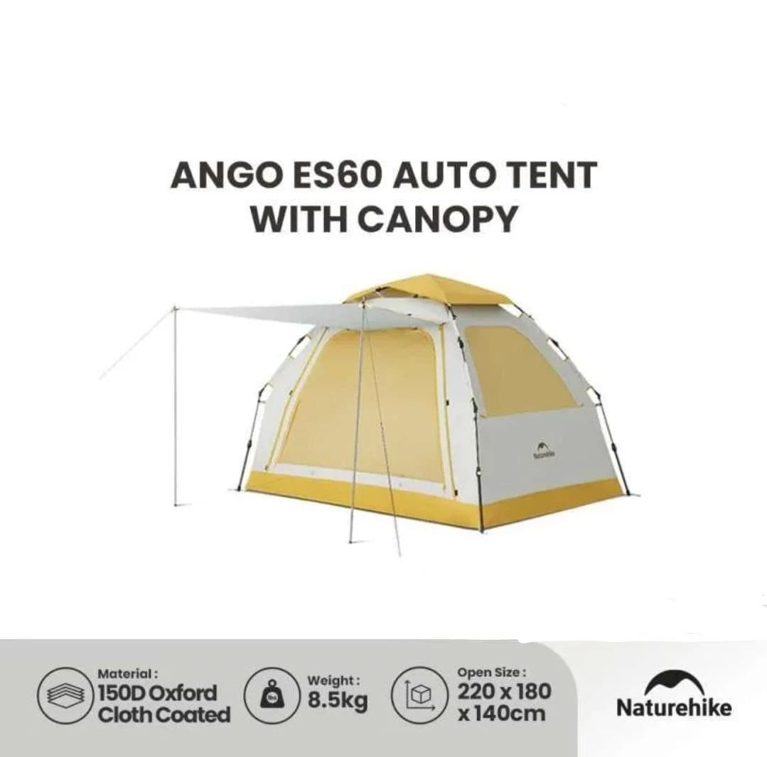 ⛺ چادر اتوماتیک نیچرهایک مدل Ango ES60 اورجینال — تصویر ۵