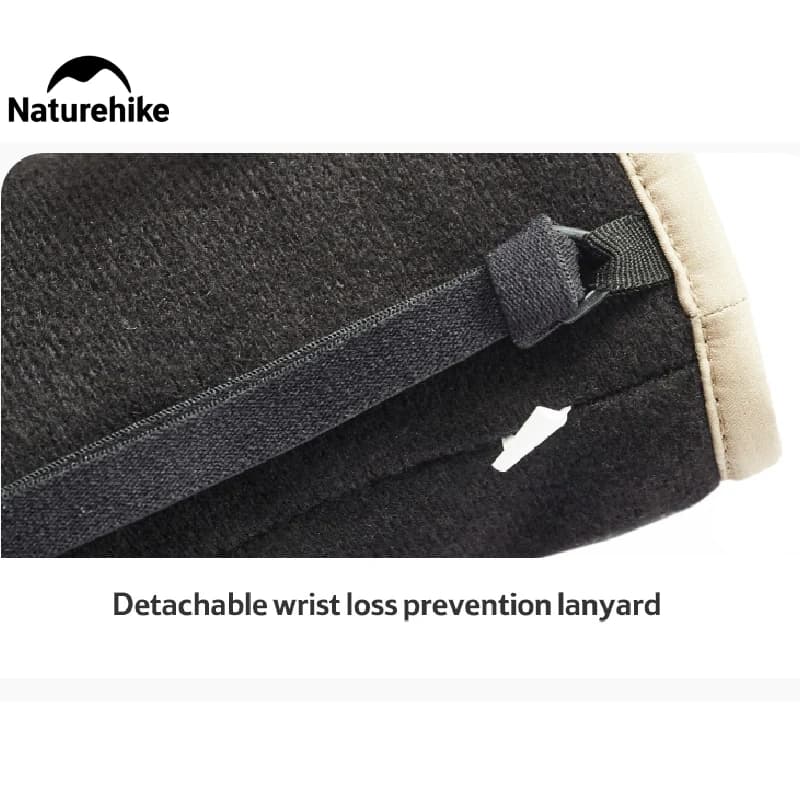 🧤 دستکش Naturehike مدل CYY2342KC010 – ضد‌باد، عایق حرارتی PrimaLoft و کف چرمی طبیعی — تصویر ۲