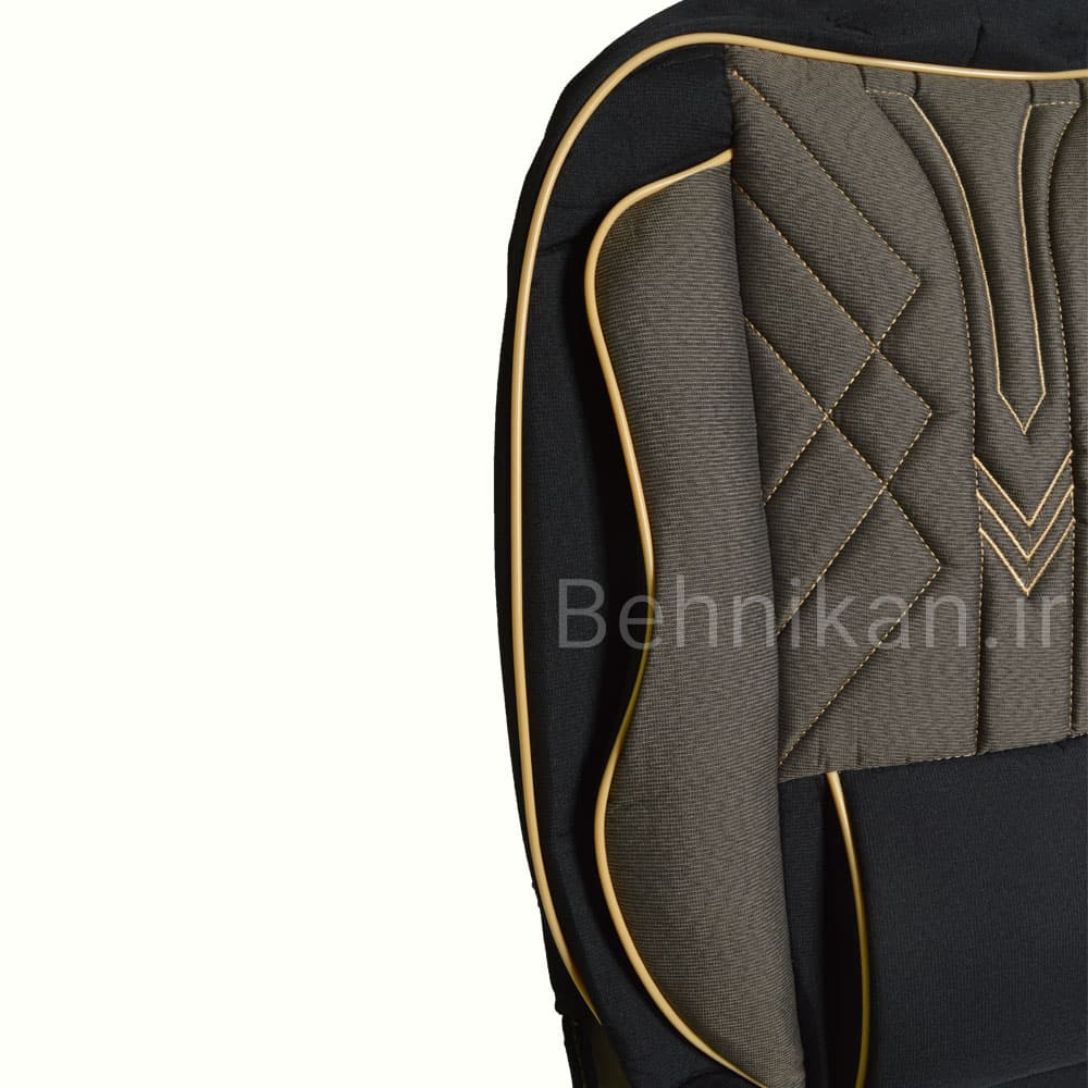 روکش صندلی پارچه تیار طرح Design برند رایکو مناسب پژو 405 glx و پرشیا قدیم کد 33898 — تصویر ۴