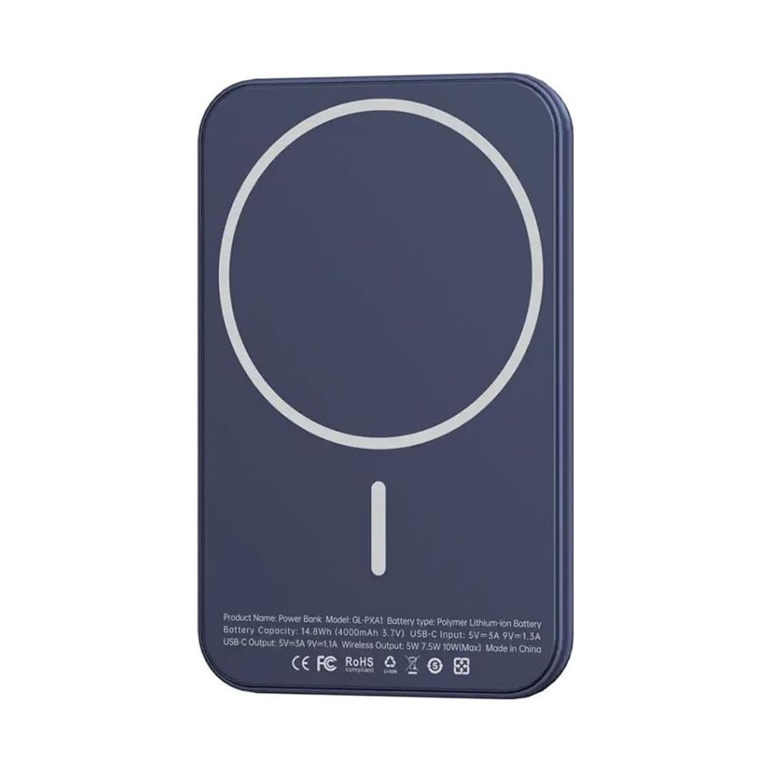 پاوربانک وایرلس مگ سیف 4000 فوق باریک گرین لاین Green Lion مدل Ultra Slim Mag GL-PXA1