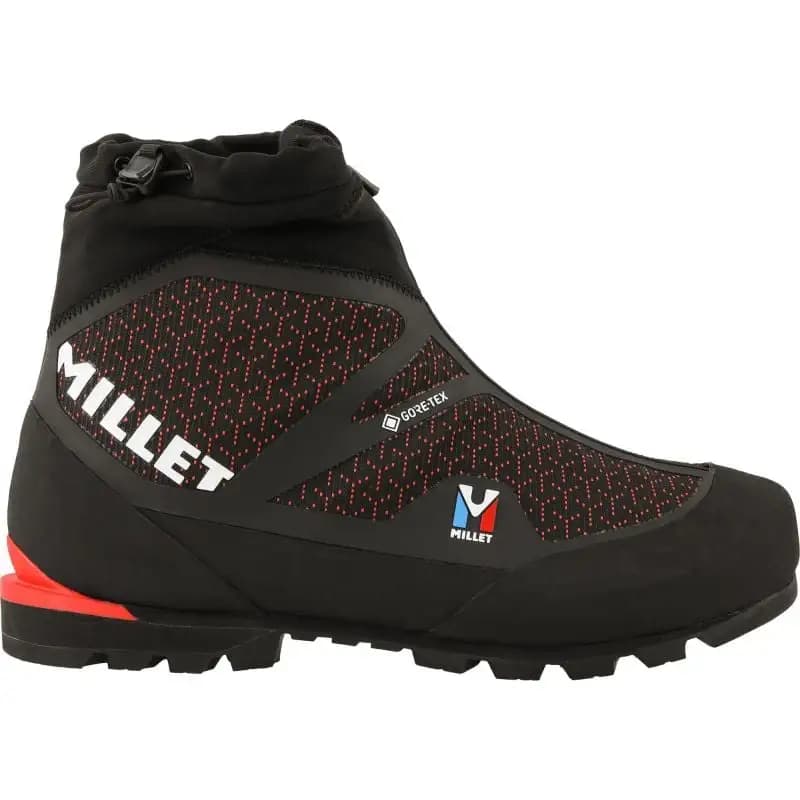 Millet Grepon Carbon Pro GTX U – بوت کوهنوردی یک‌ونیم‌پوش مشکی/قرمز – سایز 45⅓ EU | زیتون کمپ