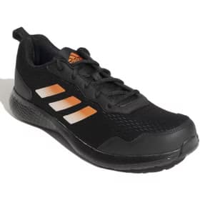 🟢Adidas Restound M کفش رانینگ مردانه – مشکی/نارنجی اورجینال – سایز 44 ⅔ EU (کد GB1790) | زیتون کمپ — تصویر ۳