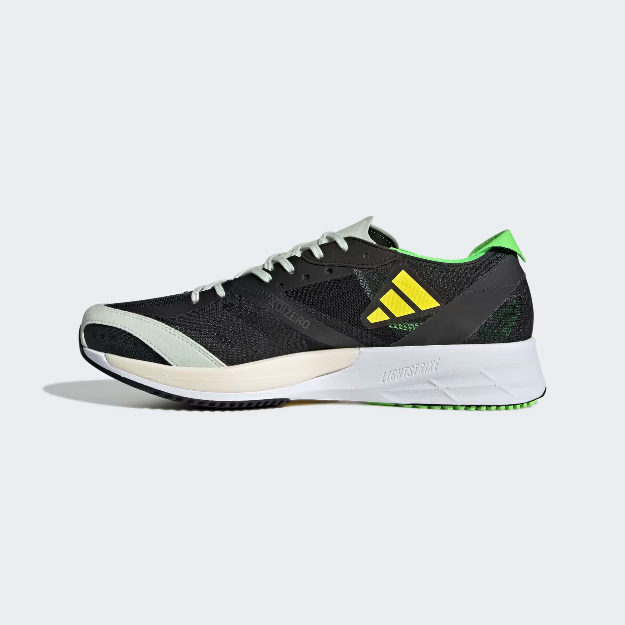 🟢 Adidas Adizero Adios 7 W کفش رانینگ اورجینال – مشکی/سبز (EU 43⅓) — تصویر ۶