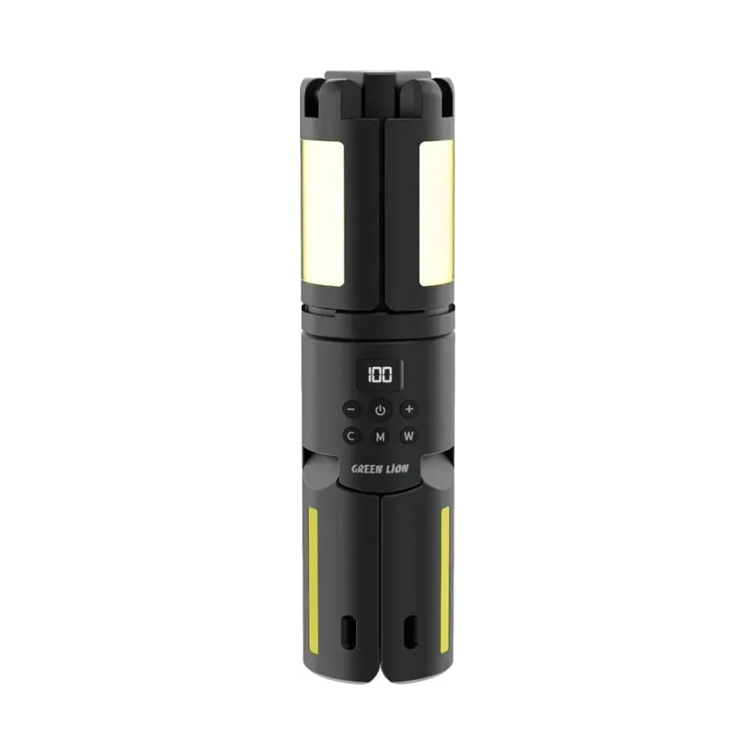چراغ کمپینگ سه پایه گرین لاین Green Lion مدل Trio Beam GNTBCL7CLBK — تصویر ۲