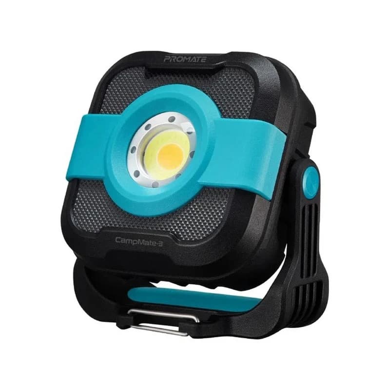 🔦 چراغ کمپینگ و پاوربانک پرومیت Promate CAMPMATE-3 | نور فوقروشن ۱۲۰۰ لومن | ظرفیت ۹۰۰۰mAh | Zeytoon Camp