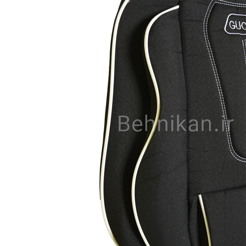 روکش صندلی پارچه تیار طرح گوچی برند رایکو مناسب پژو 405 glx و پرشیا قدیم کد 88827 — تصویر ۳