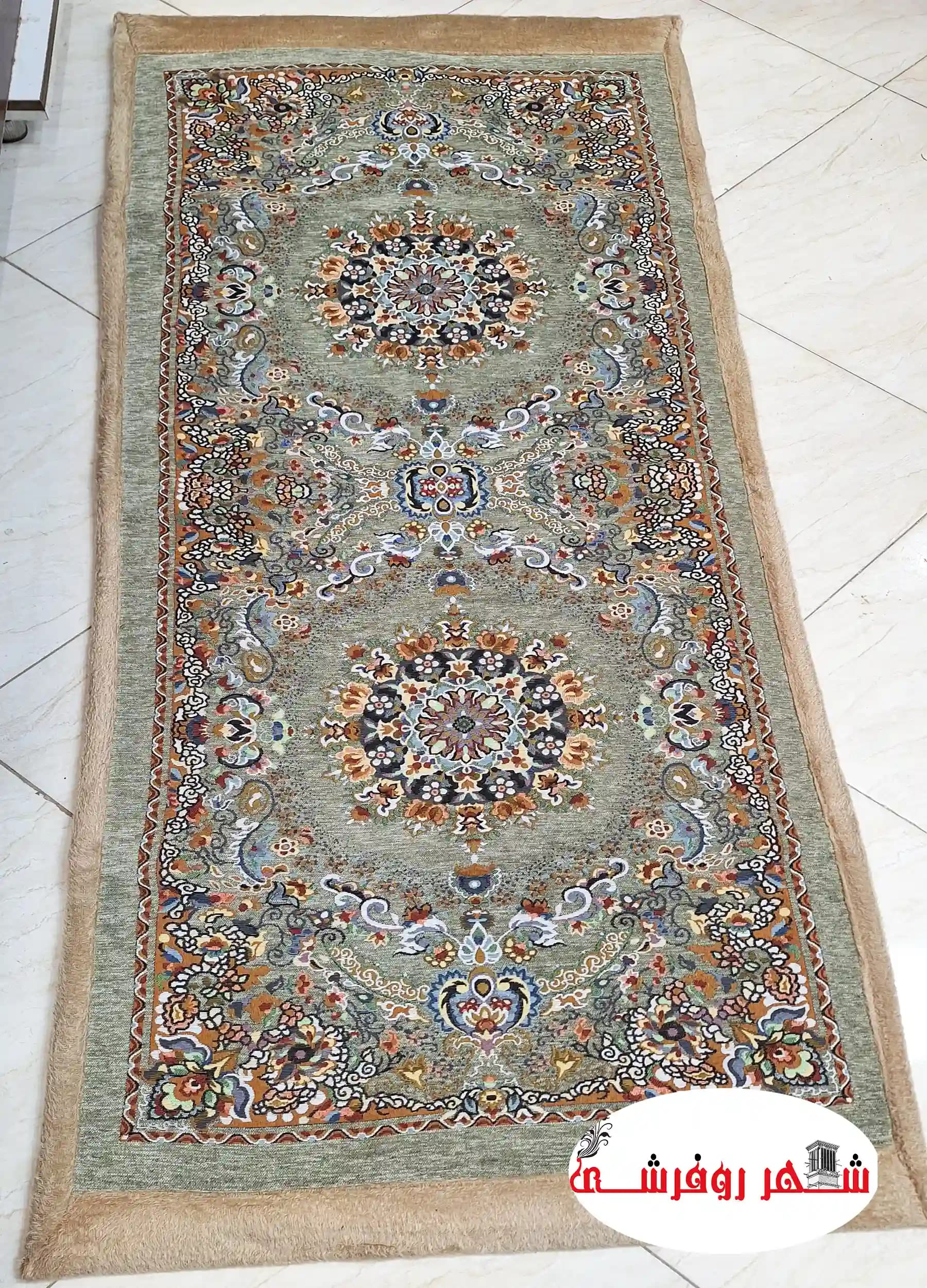 کناره نمدی طرح پردیس رنگ کالباسی — تصویر ۲