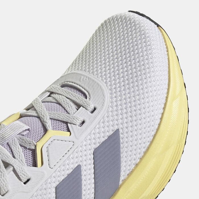 کفش Adidas Galaxy 7 دویدن زنانه– رنگ سفید/زرد – سایز 38⅔ — تصویر ۶