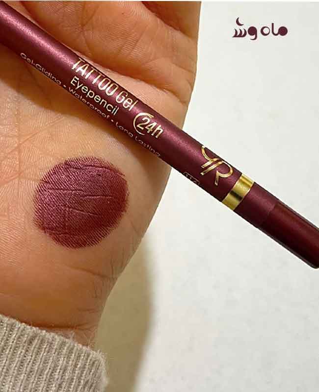 مداد چشم ضد آب گلدن رز مدل تتو ژل شماره 116 — تصویر ۲