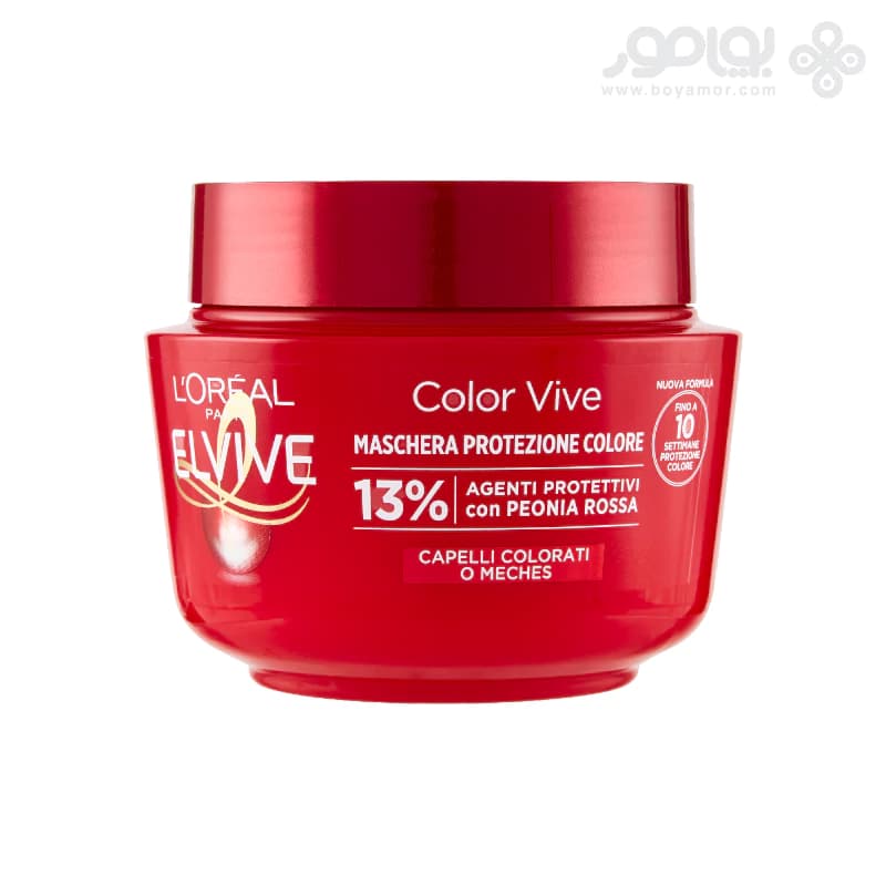 ماسک موی محافظ رنگ لورال مدل COLOR VIVE حجم 300 میل — تصویر ۲