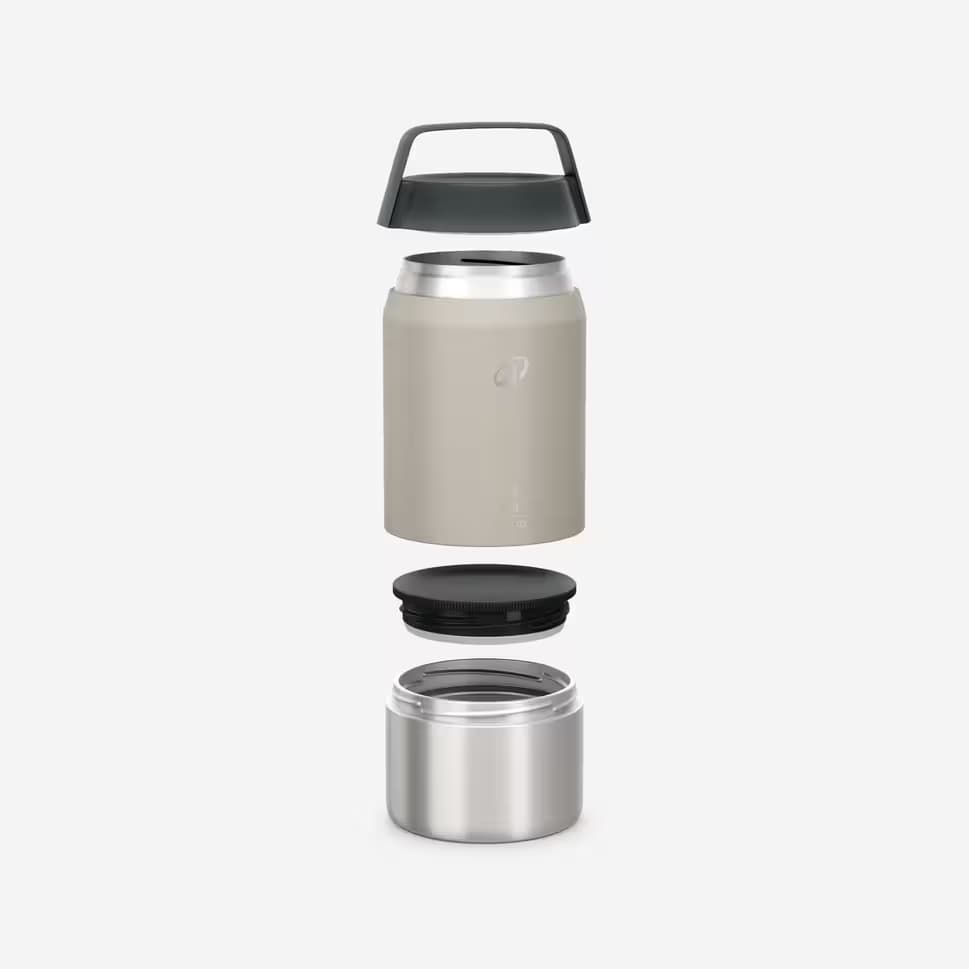 فلاسک غذای استیل ایزوله 1.2 لیتر Forclaz (Food Container 1.2L) مدل 900 — تصویر ۲