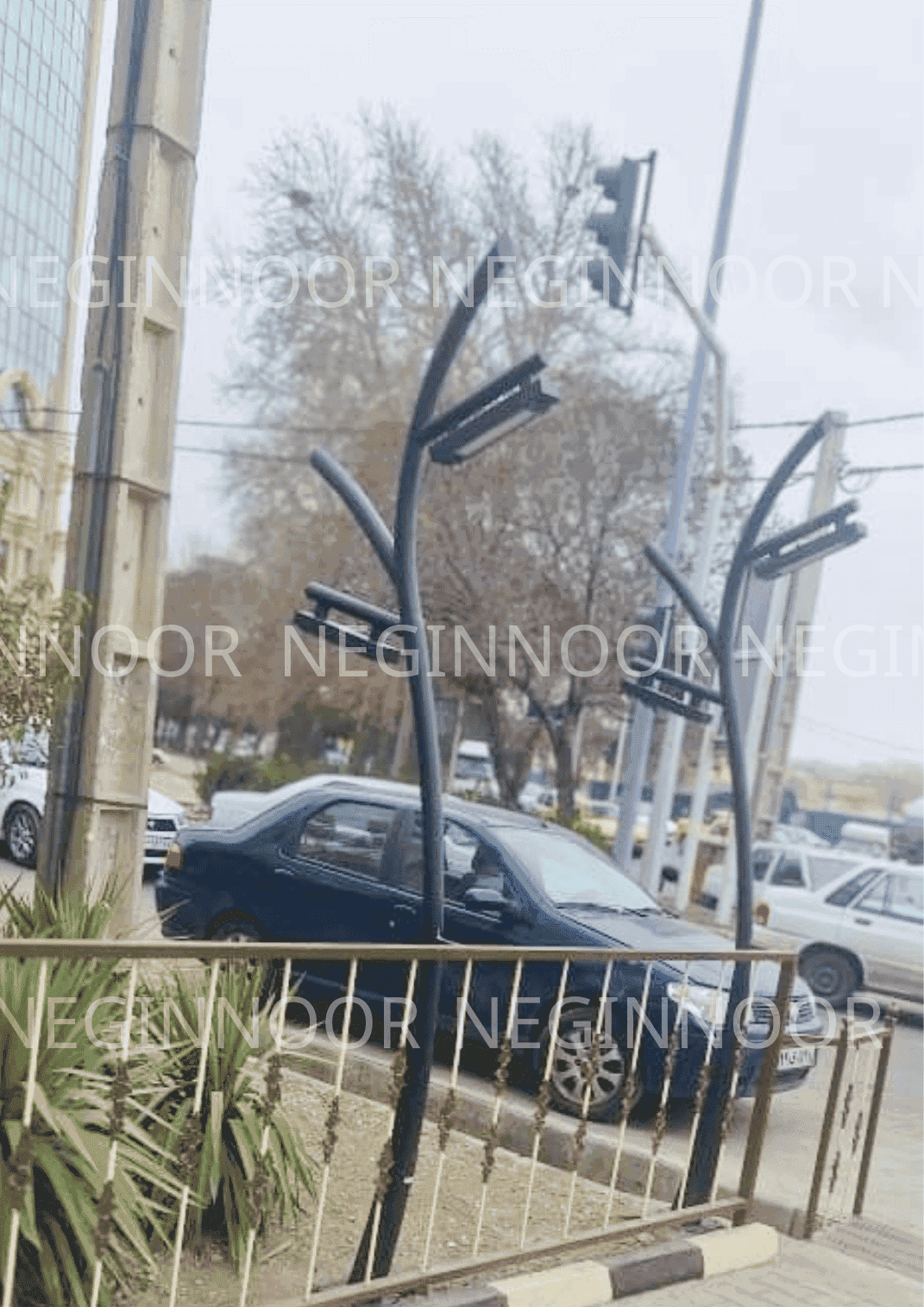 چراغ محوطه ویلا و پارکی مدل آذین — تصویر ۶