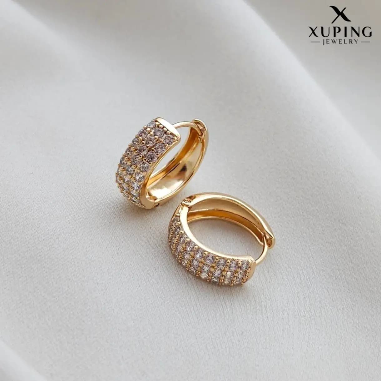 گوشواره حلقه ای نگیندار ژوپینگ