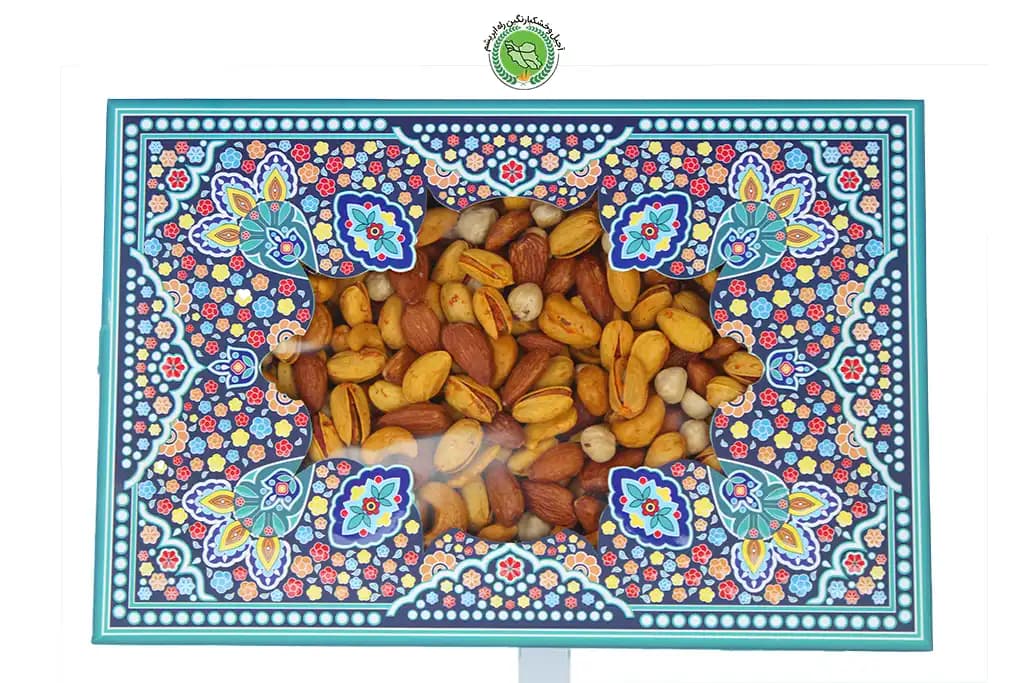 آجیل کادویی پک 114 هدیه (ظرفیت 1 کیلو) — تصویر ۲