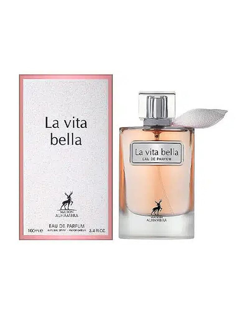 ادکلن زنانه الحمبرا La Vita Bella مشابه لانکوم لا ویه اِست بِله — تصویر ۲