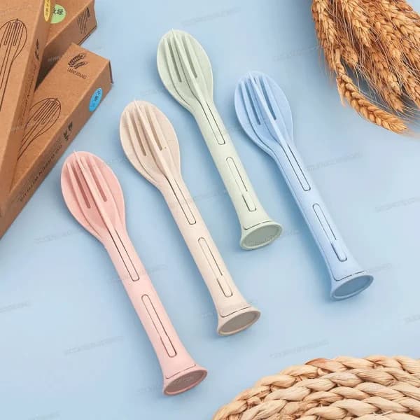 🥄 ست قاشق و چنگال گیاهی MAXXIANG مدل Tableware Suit 🌾
