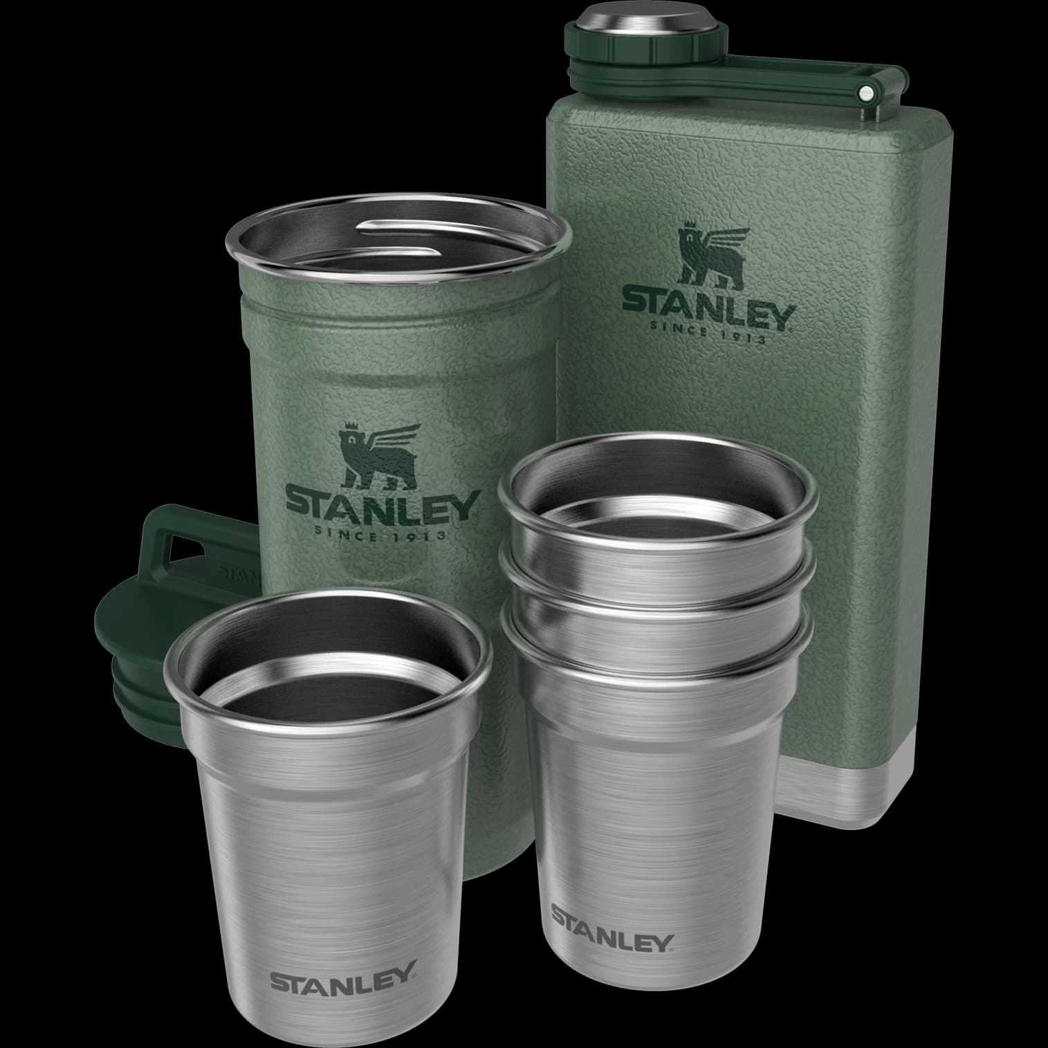 🥃ست شات و قمقمه استنلي مدل Pre-Party Shot Glass + Flask — تصویر ۲