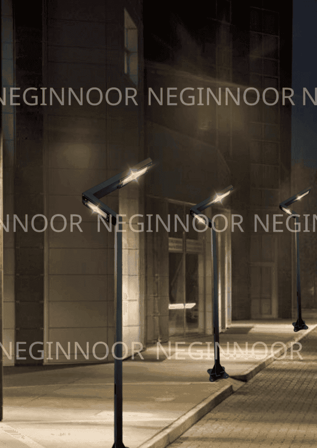 چراغ ایستاده و محوطه ویلا مدل ونوس — تصویر ۳