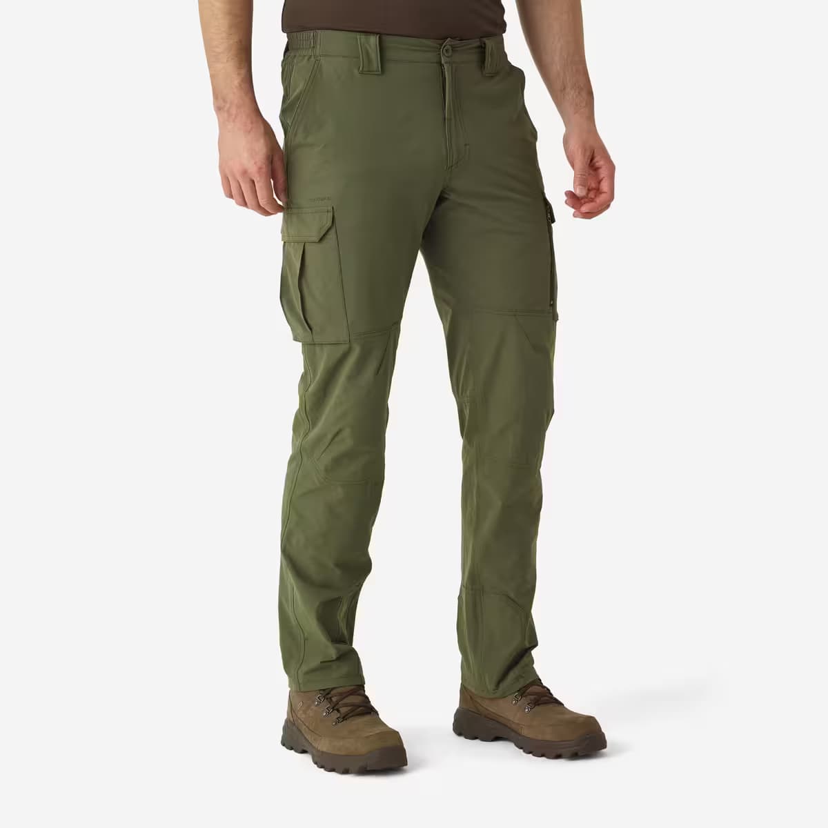 🖤 شلوار کارگو مردانه سولوگناک Solognac Lightweight Breathable Trousers 500 Green | زیتونکمپ — تصویر ۶