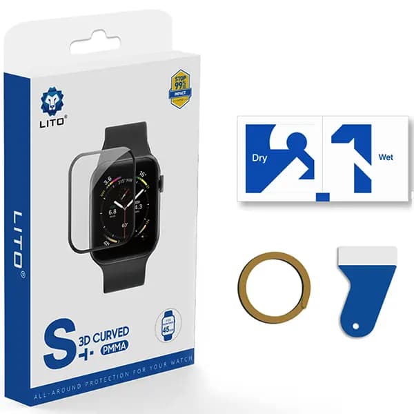 گلس اپل واچ سری 10 سایز 46 میلیمتری لیتو — تصویر ۶