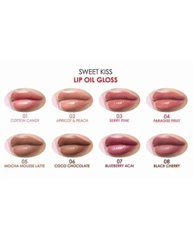 لیپ اویل براق گلدن رز SWEET KISS GLOSS — تصویر ۳
