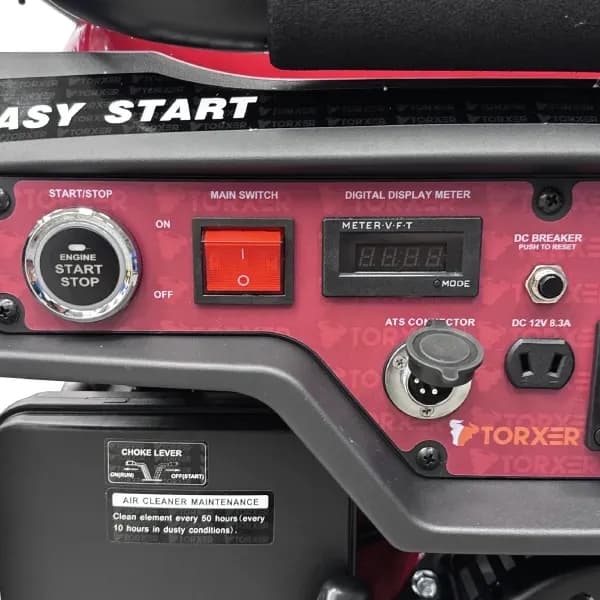 موتور برق بنزینی تورکسر ۱۰ کیلووات مدل TPG12500E2RC تک فاز ریموت‌دار — تصویر ۸