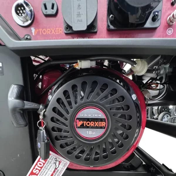 موتور برق بنزینی تورکسر ۱۰ کیلووات مدل TPG12500E2RC تک فاز ریموت‌دار — تصویر ۵