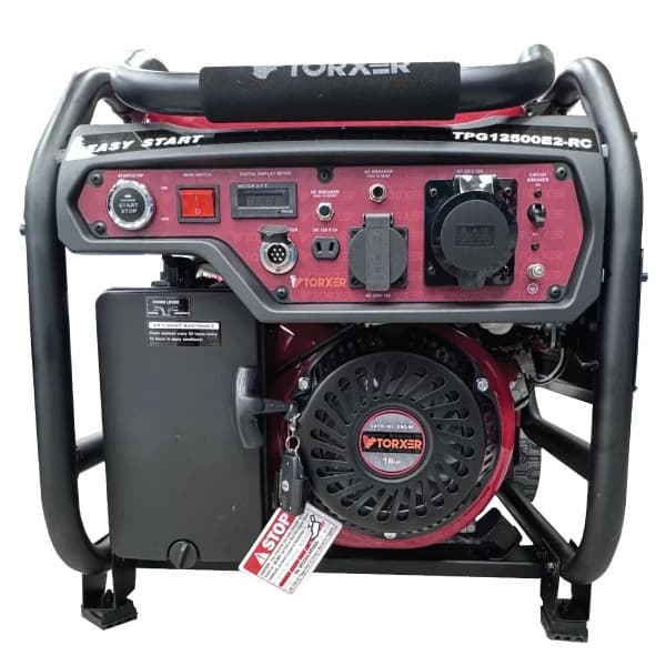موتور برق بنزینی تورکسر ۱۰ کیلووات مدل TPG12500E2RC تک فاز ریموت‌دار — تصویر ۴