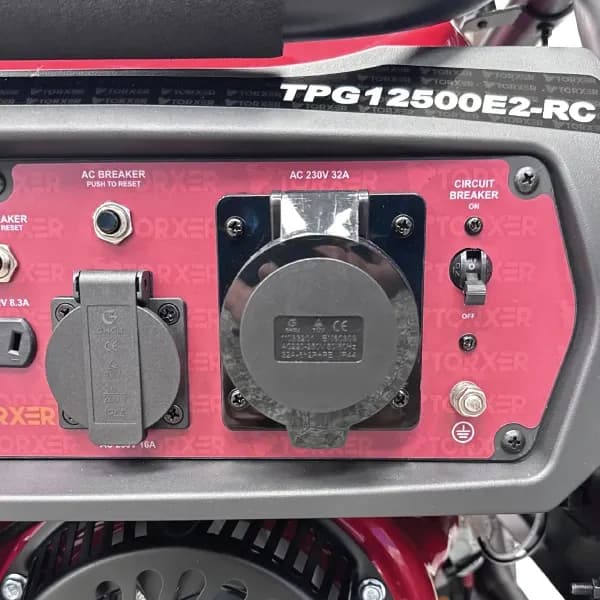موتور برق بنزینی تورکسر ۱۰ کیلووات مدل TPG12500E2RC تک فاز ریموت‌دار — تصویر ۷