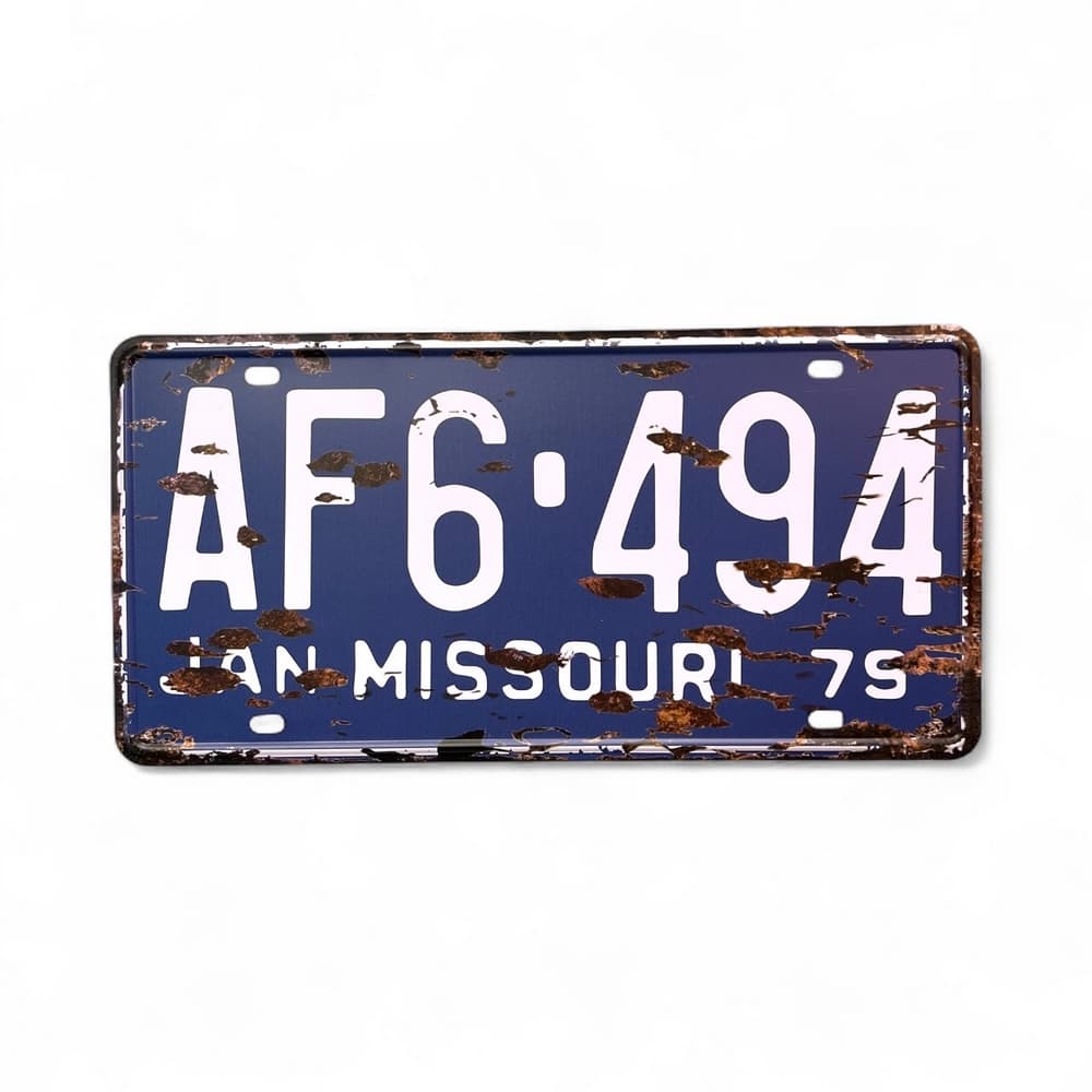 پلاک فلزی طرح AF6 ابعاد 15×30