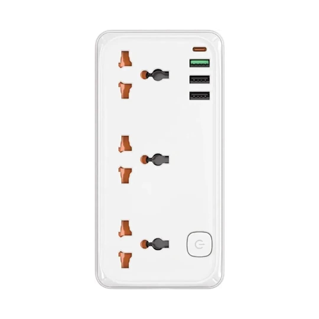چندراهی برق و شارژر 30 وات ویوو WIWU مدل Cube Gan Power Strip WI-S005