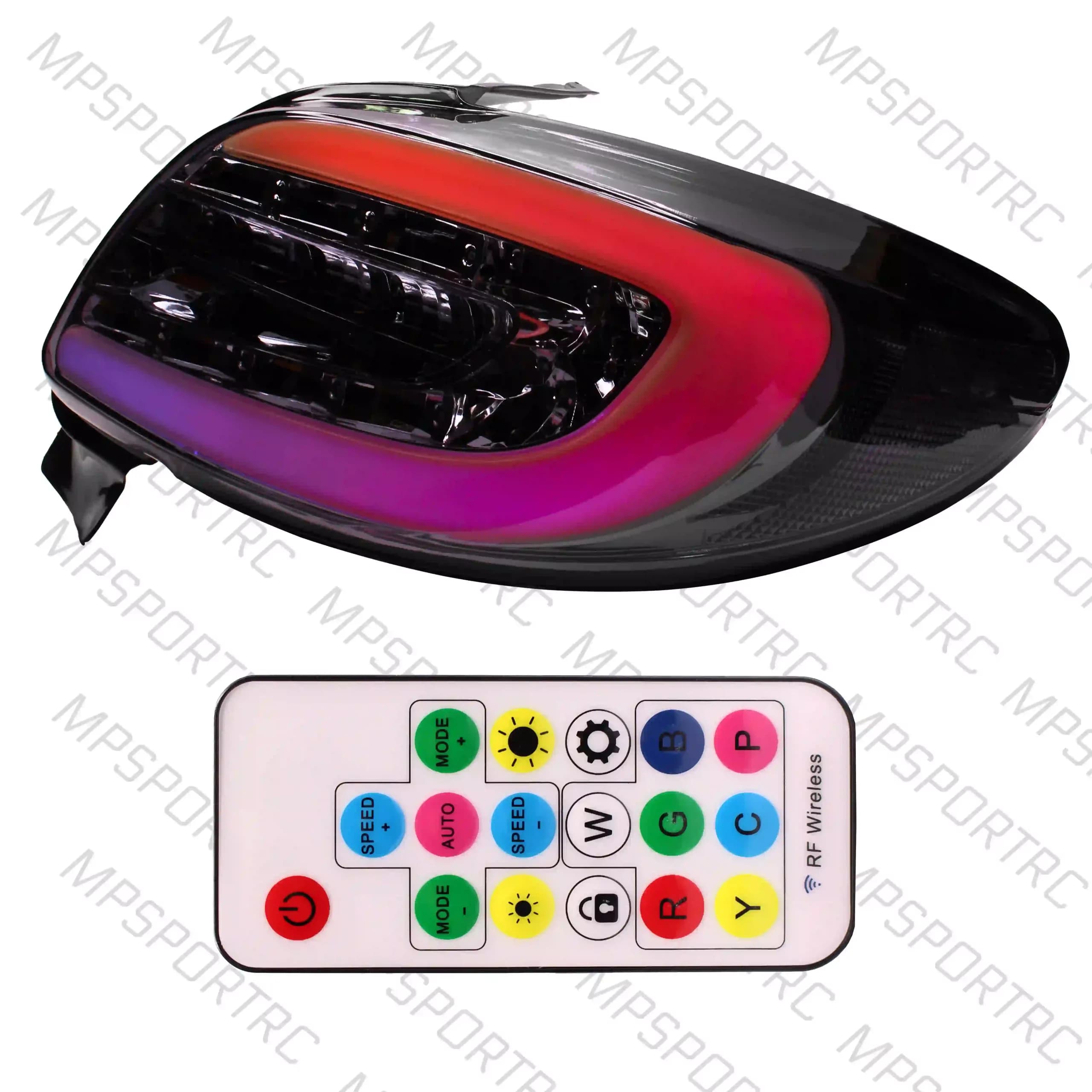 چراغ عقب پژو ۲۰۷ مولتی کالر ریموت دار RGB